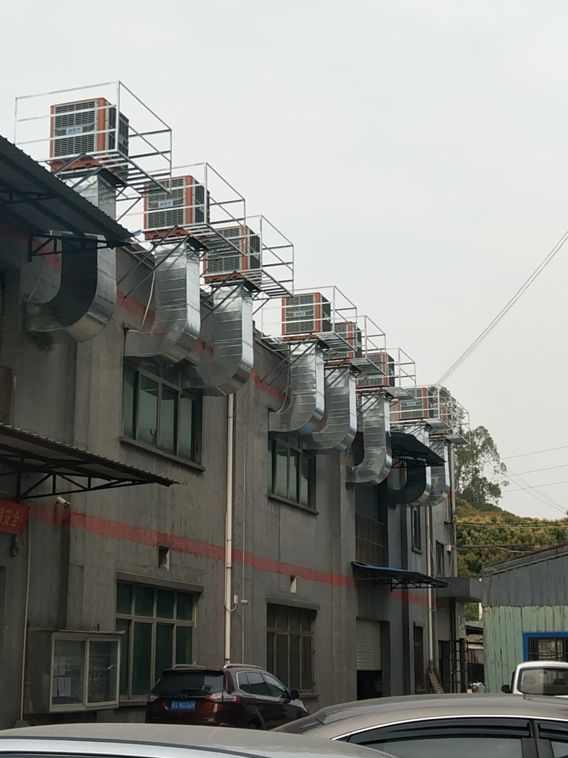 打磨車間環(huán)?？照{(diào)降溫工程